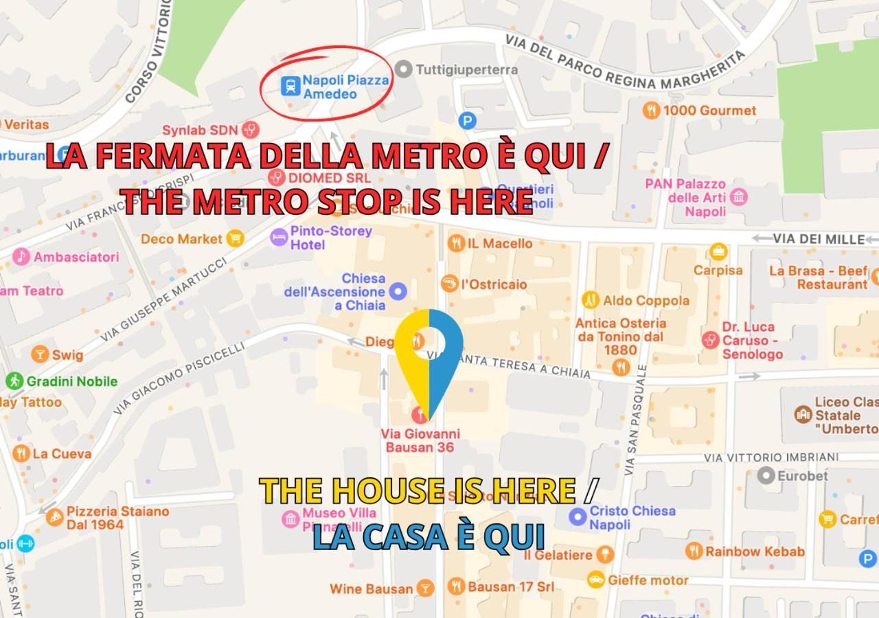 Appartement Metro Amedeo - Stanza Privata Con Vasca Idromassaggio à Naples Extérieur photo